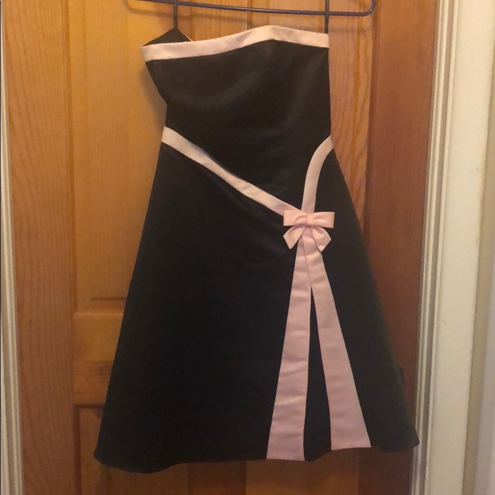 Jessica McClintock satin party dress